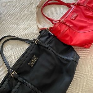 Lot of 2 Kate spade diaper bags